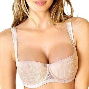 ROSME Womens Grand collection SIA Balconette Bra blush pink size UK 50DD NWT